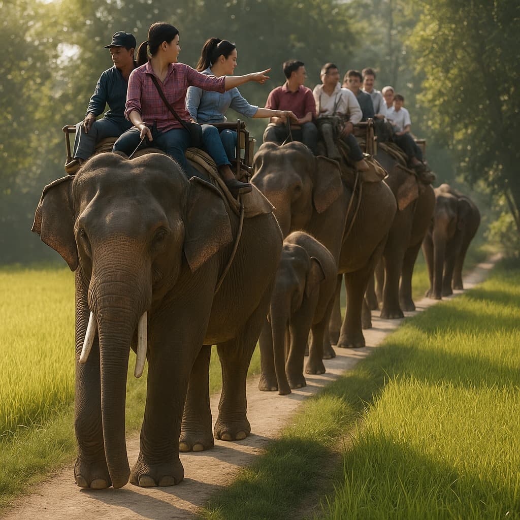 Elephant Ride Safari in Jim Corbett National Park